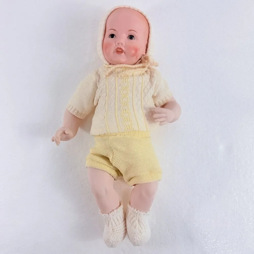 Kestner Hilda Doll Vintage Porcelain Bisque Repro Artist Signed Troy Michael VTG